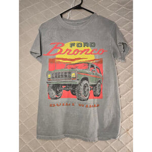 Men's Unbranded Short Sleeve Tee M Gray Red Ford Bronco